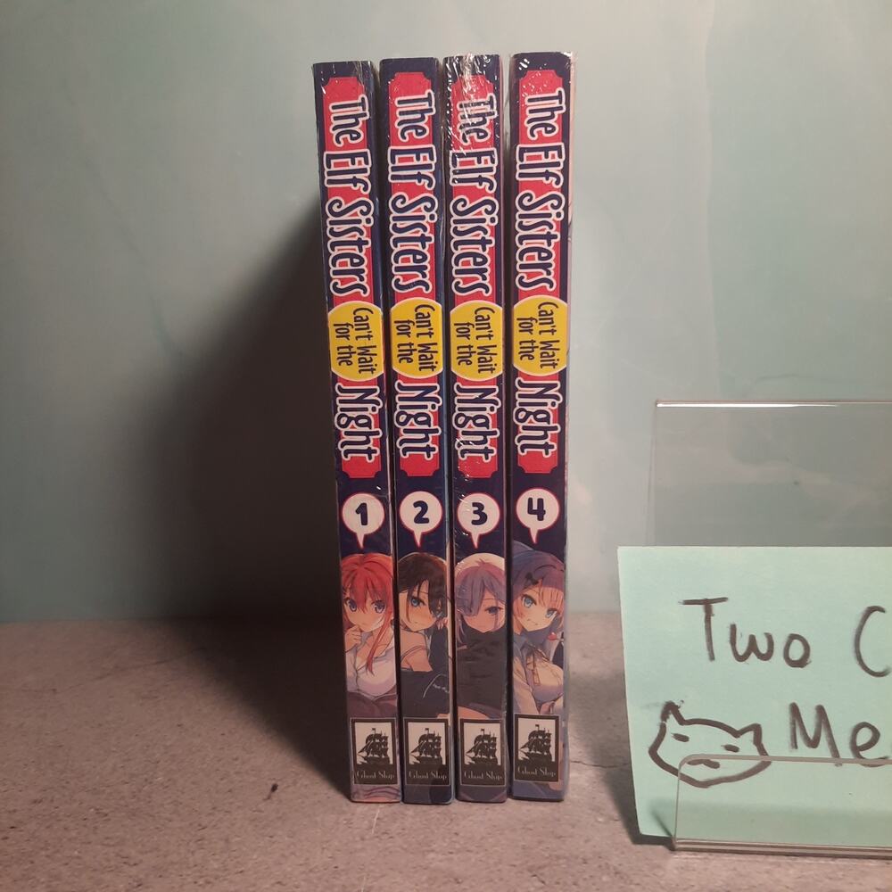 📚 The Elf Sisters Can't Wait For the Night Vol. 1-4 English Manga Bundle